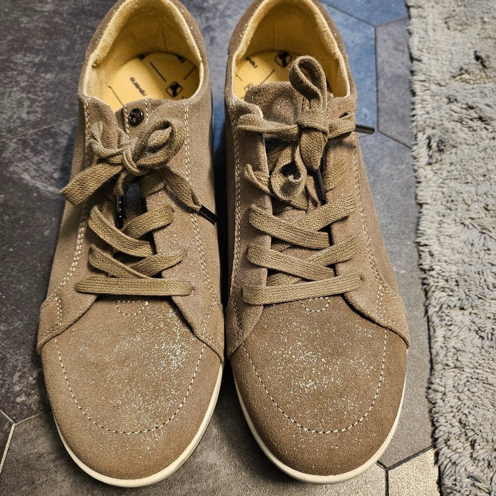 Revere Suede Sparkly Sneakers
